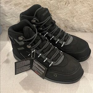 Wolverine Black and Gray Men's Boots